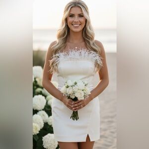 Likely White Tube Mini Dress (6)